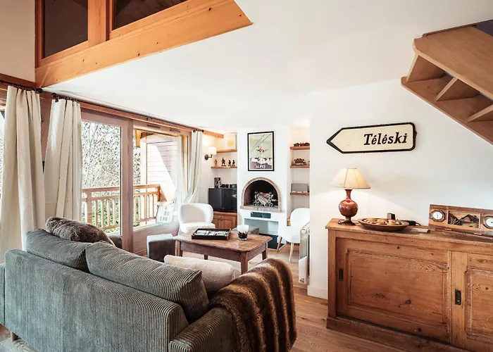 Les Cimes D'eden - Cozy Duplex In Lejlighed Megève